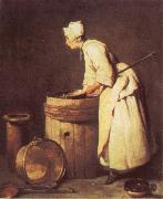 Jean Baptiste Simeon Chardin The Scullery Maid Spain oil painting artist